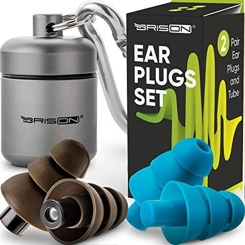 Photo 1 of Premium Concert Ear Plugs - High Fidelity Sound Blocking Noise Cancelling Earplugs - Motorsport Motorcycles Concerts Musicians Working with Safe Elegant Case NEW