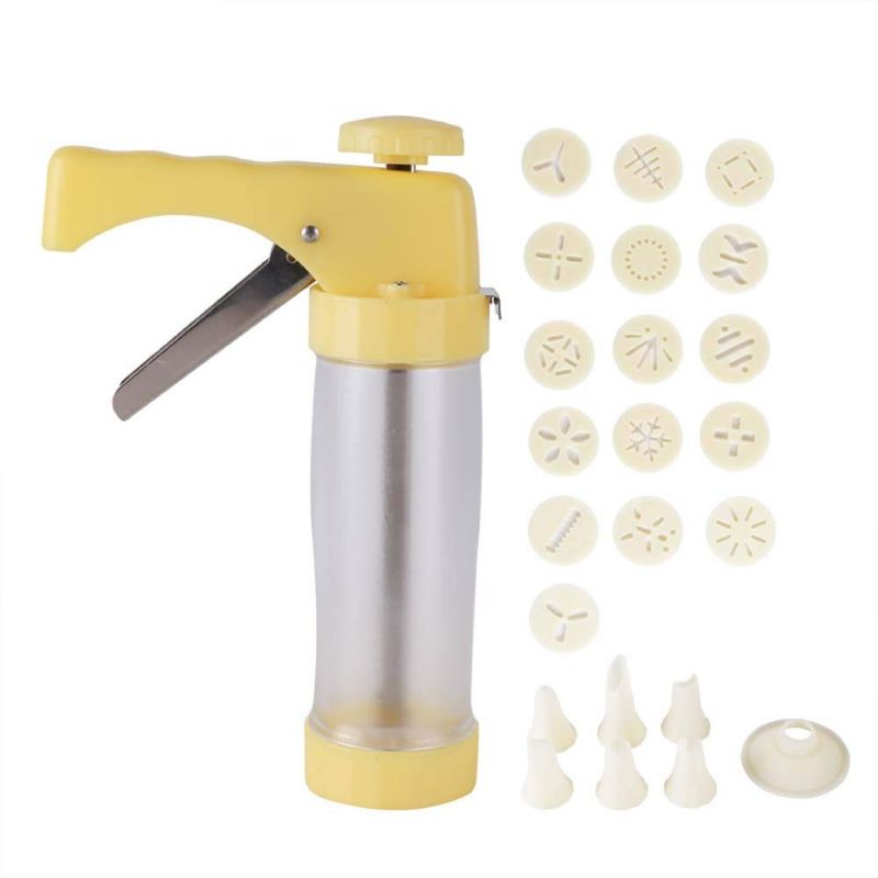 Photo 1 of CHXIHome DIY Biscuit Cake Cookie Making, DIY Flower 6 Nozzle Dessert Cookie Press Gun Kit, Pastry Baking Tool, Cookie Making Machine Biscuit Maker NEW
