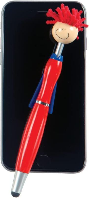 Photo 2 of Raymond Geddes Super Hero Stylus & Ballpoint Pen Set With MOP Pencil Toppers (Pack of 18) NEW