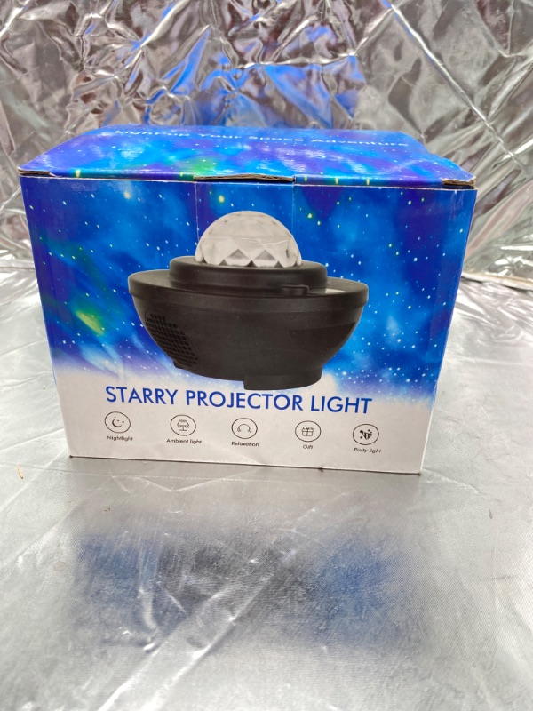 Photo 1 of LED Galaxy Starry Night Light Projector Ocean Star Sky Party Speaker Remote Lamp NEW