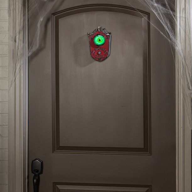 Photo 2 of Eyeball Doorbell Animated Halloween Decoration  NEW