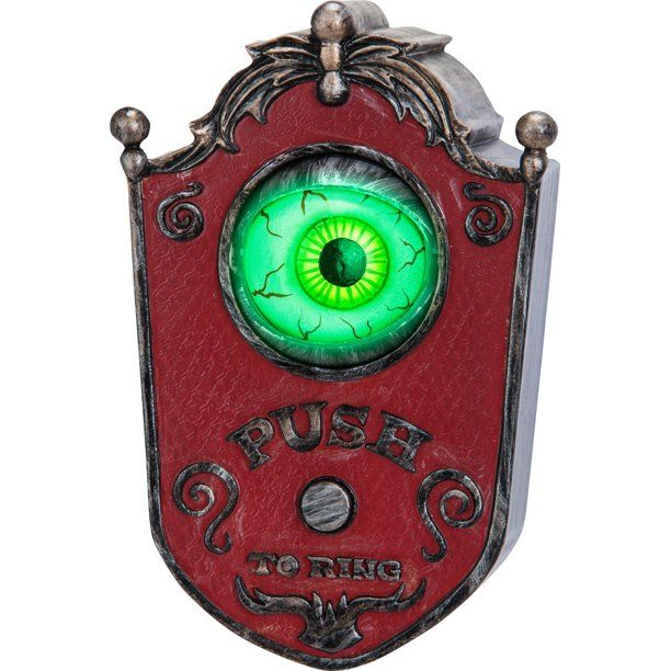 Photo 1 of Eyeball Doorbell Animated Halloween Decoration  NEW