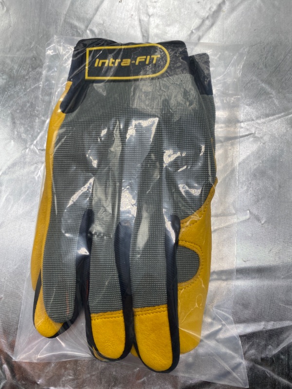 Photo 3 of Intra-FIT General Work Gloves, Deerskin Construction Gloves,Soft, Improved Dexterity, Durable NEW