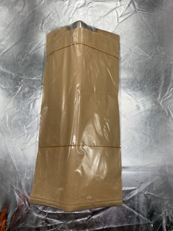 Photo 3 of Aosheng 50 PCS Brown Kraft Paper Bread Loaf Bag Lunch Food Packaging Storage Clear Windown Design Bakery Bag (6.69X 4.13 X 12.59 Inch) (Kraft Medium? NEW