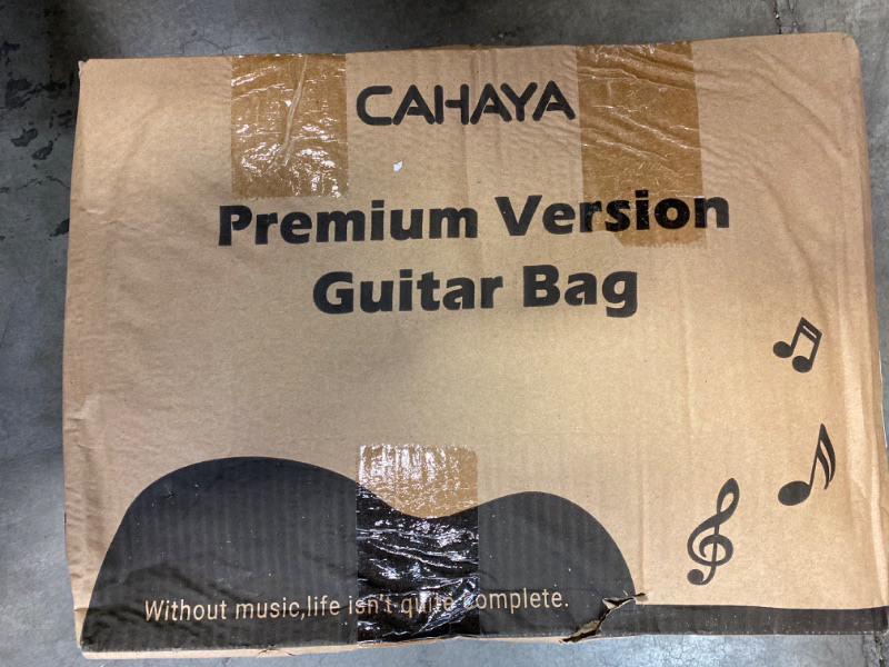 Photo 2 of CAHAYA Bass Guitar Bag Gig Bag Backpack Padded Soft Case 0.3 inch Padding Lightweight Black Electric Bass Case CY0202 NEW