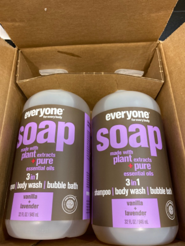 Photo 1 of Everyone Soap Vanilla Lavender 32 oz 2-pack  NEW 