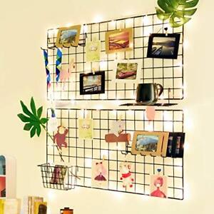 Photo 2 of Wall Photo Grid Shelf, Wall Hanging Ins Art Display Grid Panel, (15.7 x 31.5 ) NEW