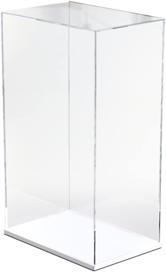 Photo 1 of Choowin 29.1" Tall Self-Assembly Acrylic Display Case for Bearbrick 1000%,Lego Disney 43197, Countertop Display Case for Collectible,Figure,Doll, Dustproof Protection Showcase(White Base) NEW 