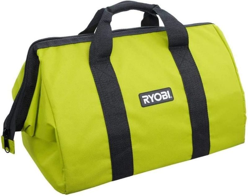 Photo 1 of New Ryobi 18" x 12" x 12" Contractors Heavy Duty Green Tool Bag NEW 
