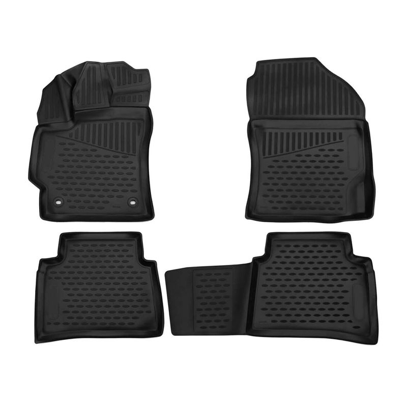 Photo 1 of Floor Mats Liner For Toyota Corolla Sedan 2020-2021 All Weather Molded 3D Black