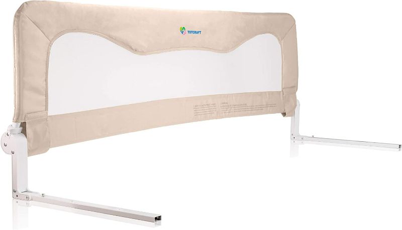 Photo 1 of Bed Rails for Toddlers &Infants – Kids Bed Safety Guard rail –Toddler Bed Rails for Twin, Full Size, Queen &King Mattress – baby bed rail For children – Extra Long Crib rail Guard -Beige (59L19.5H in) NEW