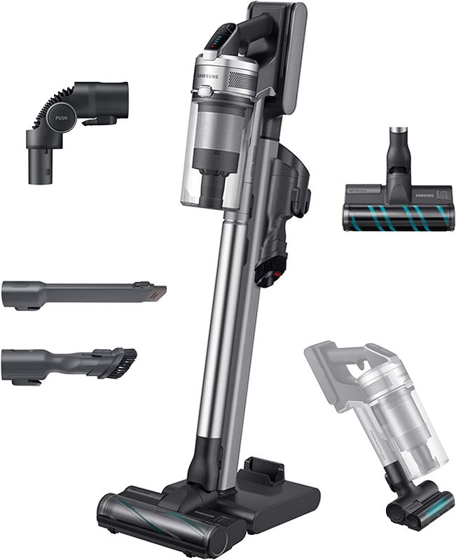 Photo 2 of Samsung Chrometal Jet 90 Complete Cordless Stick Vacuum NEW