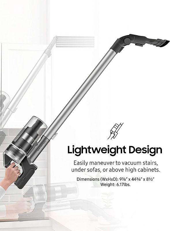 Photo 3 of Samsung Chrometal Jet 90 Complete Cordless Stick Vacuum NEW