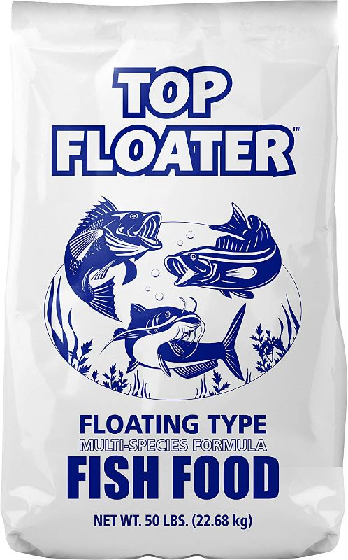 Photo 2 of Sunshine Mills 10032 Commercial Grade Premium Floating Type Fish Food Top Floater, 50 lb
