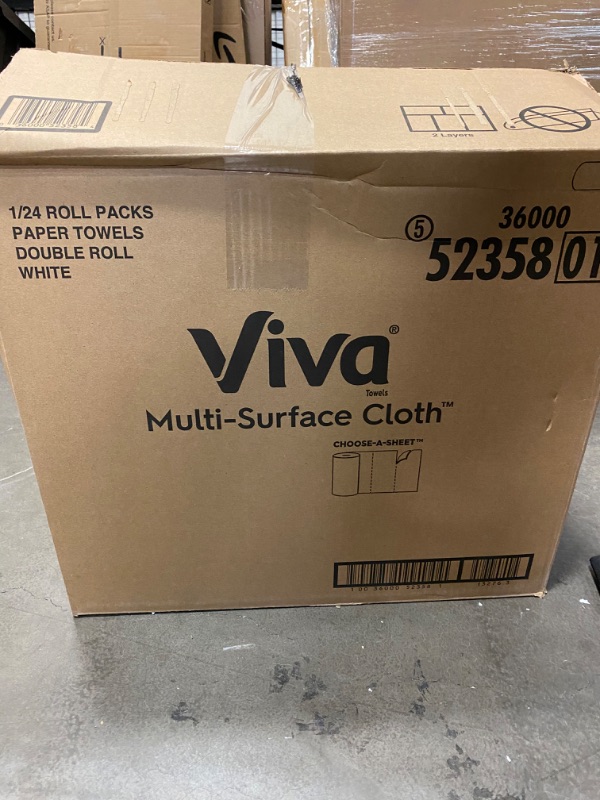 Photo 3 of {2 PACK OF 6}Viva Multi-Surface Cloth Paper Towels - Choose-A-Sheet - 12 Double Rolls NEW