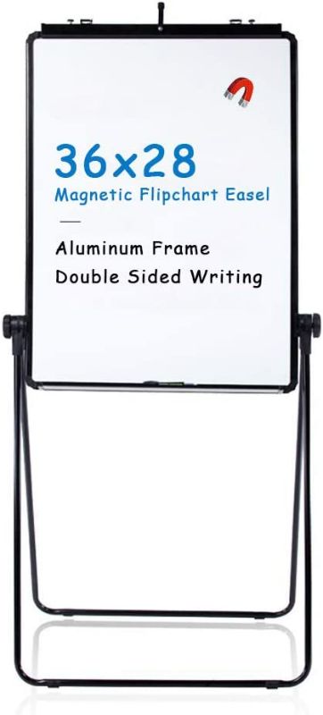 Photo 1 of VIZ-PRO Double-Sided U-Stand Whiteboard, Magnetic Portable Dry Erase Easel Board, 28 X 36 Inches NEW