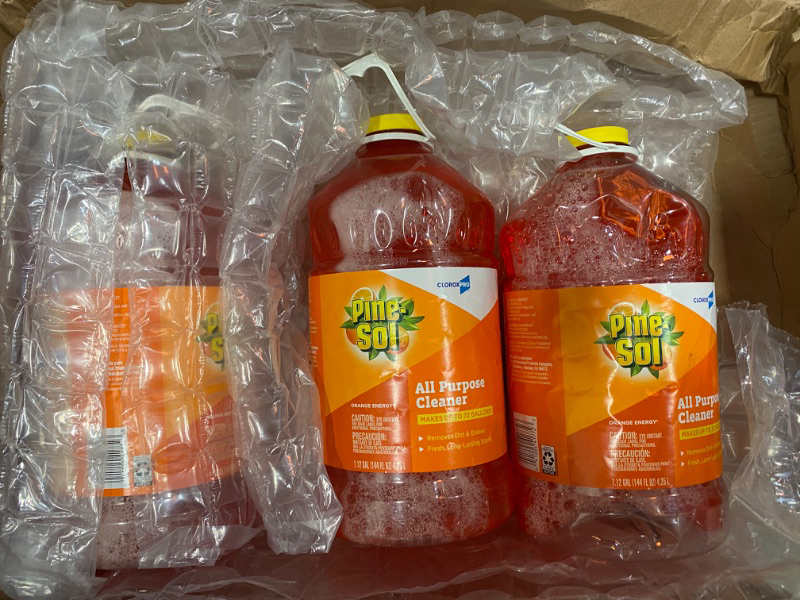 Photo 2 of (3 Pack) Pine-Sol 144 oz. Orange Energy All-Purpose Cleaner NEW