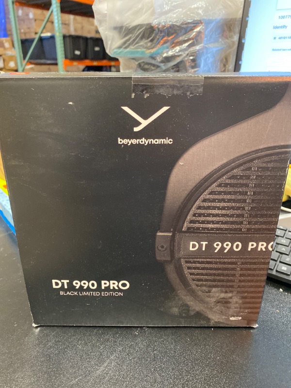 Photo 2 of beyerdynamic Dt 990 Pro Over-Ear Studio Monitor Headphones - Open-Back Stereo Construction, Wired (80 Ohm, Black (Limited Edition)) NEW
