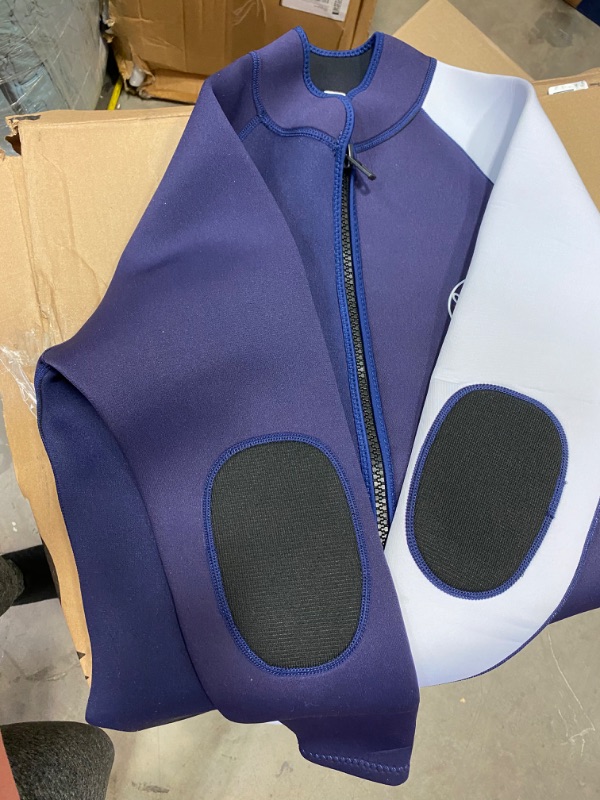 Photo 2 of Large Neoprene Wetsuit Jacket with Front Zipper and Long Sleeves for Swimming, Snorkeling, and Surfing NEW 
