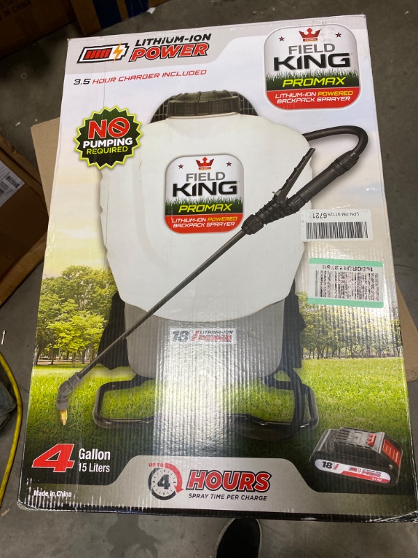 Photo 3 of Field King 190515 Professionals Battery Powered Backpack Sprayer