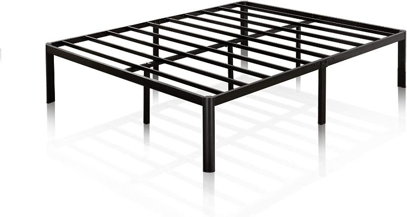Photo 1 of ZINUS Van 16 Inch Metal Platform Bed Frame / Steel Slat Support / No Box Spring Needed / Easy Assembly, Queen NEW 