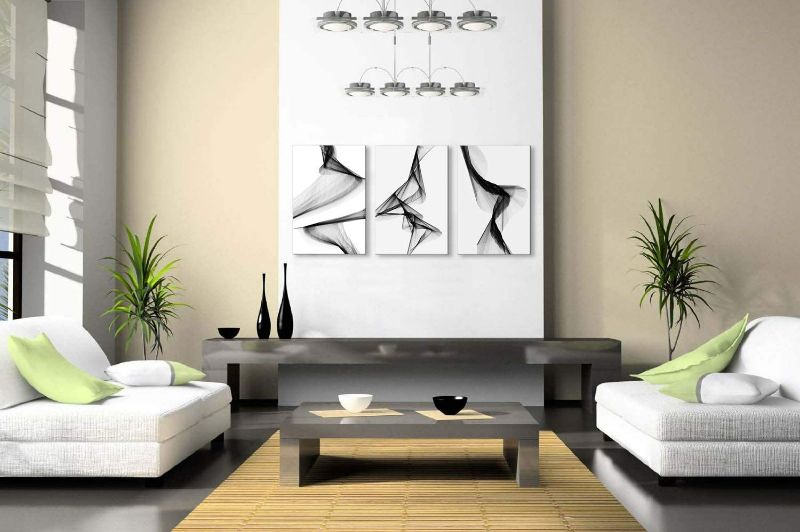Photo 2 of Huge Black and White Abstract Line Painting Large Wall Art Canvas Print Girl Lady Dancing Modern Decor Picture Artwork for Living Room Bedroom Bathroom NEW