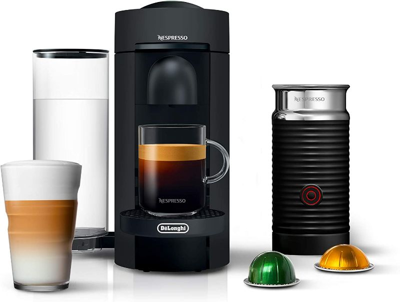 Photo 1 of Nespresso and Espresso Machine by De'Longhi with Milk Frother,  Matte Black 