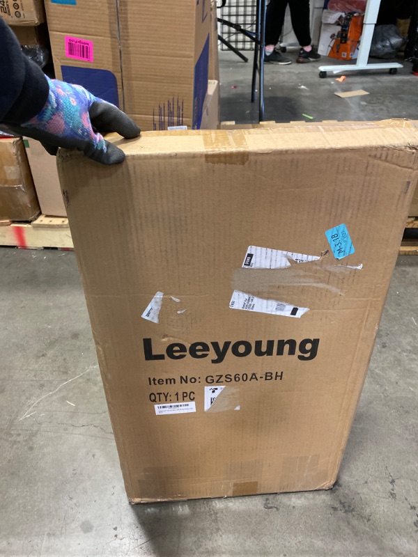 Photo 1 of Leeyoung Folding Hand Truck and Dolly, Aluminum heightened Hand Cart, 175 lb Capacity and 43.31" Long Telescoping Handle for Indoor Outdoor Moving Travel Black 43.31in