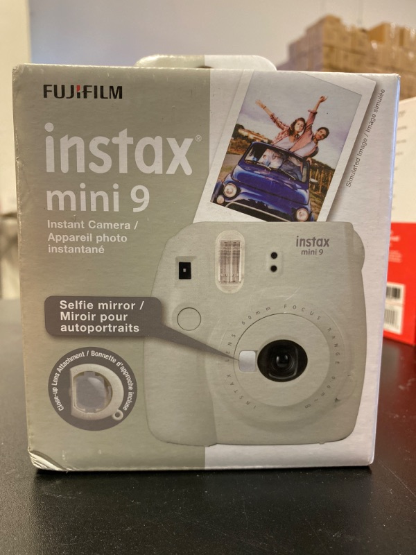 Photo 2 of Fujifilm Instax Mini 9 Instant Camera, Smokey White Smokey White Base NEW 