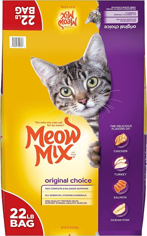 Photo 1 of Meow Mix Original Choice Dry Cat Food, 22 Pound NEW 
