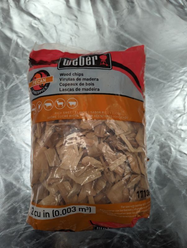 Photo 2 of Weber Stephen Products Wood, 192 cu. in. (0.003 Cubic Meter) 17136 Wood Chips 2PACK