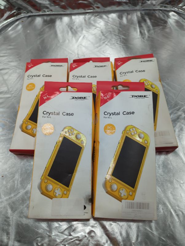 Photo 2 of DOBE Crystal Case PC Material for Nintendo Lite (Clear Yellow)