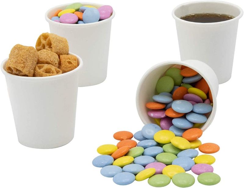Photo 4 of Comfy Package [300 Count] 3 oz. White Paper Cups, Small Disposable Bathroom, Espresso, Mouthwash Cups
