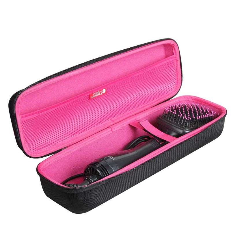 Photo 1 of Hermitshell Travel Case for Revlon One-Step Hair Dryer Styler (Black+Plum Red)