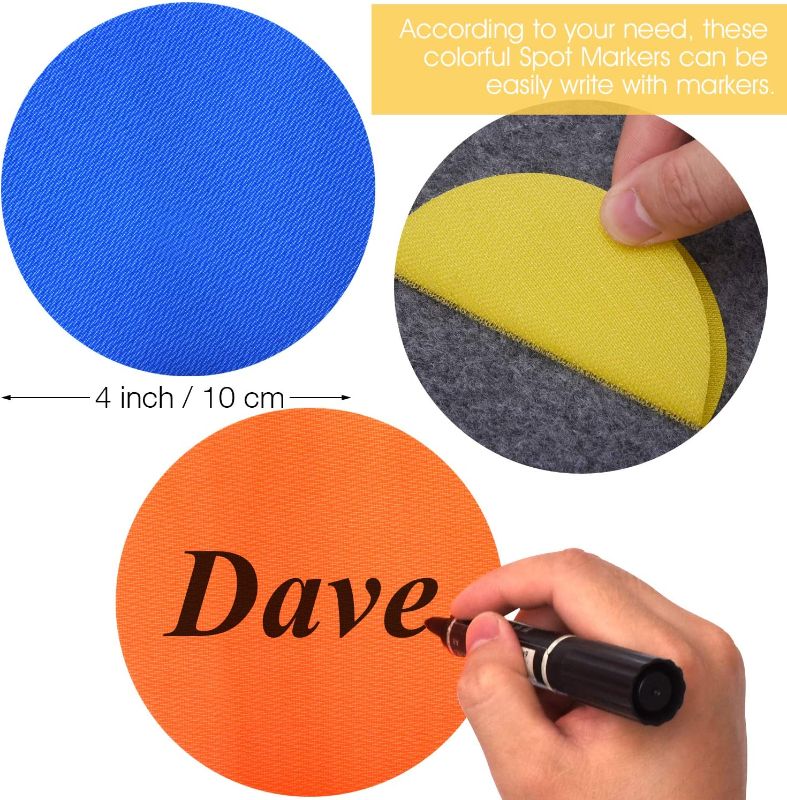 Photo 3 of Carpet Markers 80 PCS - Multicolor Spot Markers for Classroom, Magic Carpet Marker Spots Circles Dots for Kids, Teachers, Preschool and Kindergarten