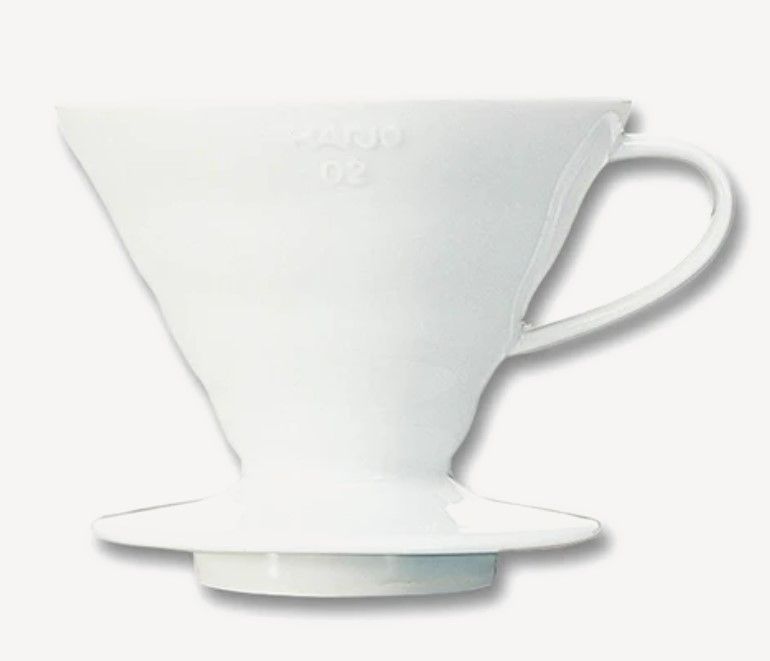 Photo 2 of Hario V60 Ceramic Coffee Dripper 1~4 Cups White