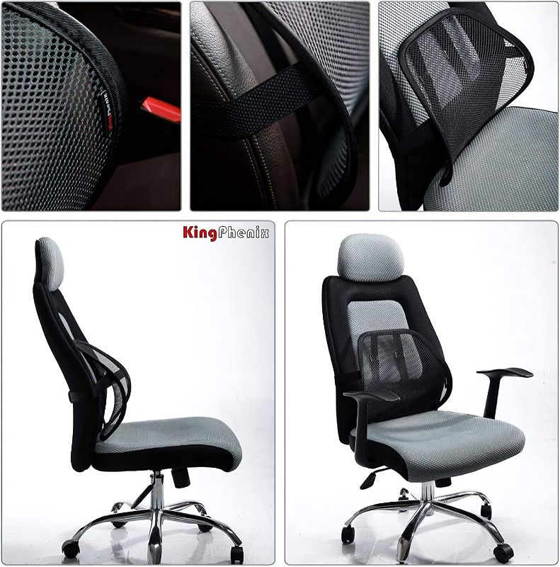 Photo 2 of Lumbar Support (1 Pack) with Breathable Mesh, Suit for Car, Office Chair
