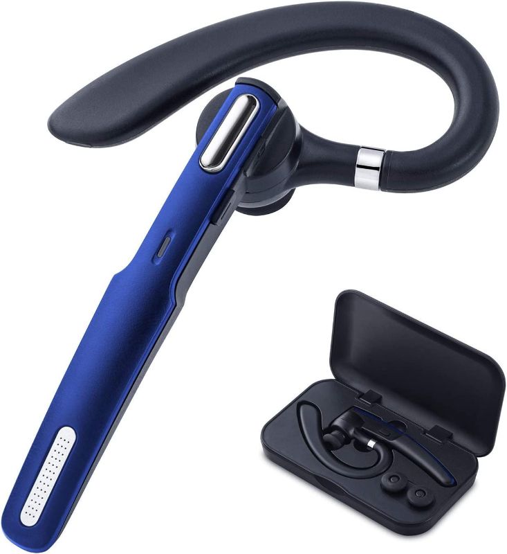 Photo 1 of Candeo Bluetooth Headset V4.2, Wireless Bluetooth Earpiece Hands-Free Earphones with Noise Cancellation Mic for Driving/Business/Office/Home, Compatible with iPhone and Android Cell Phones

