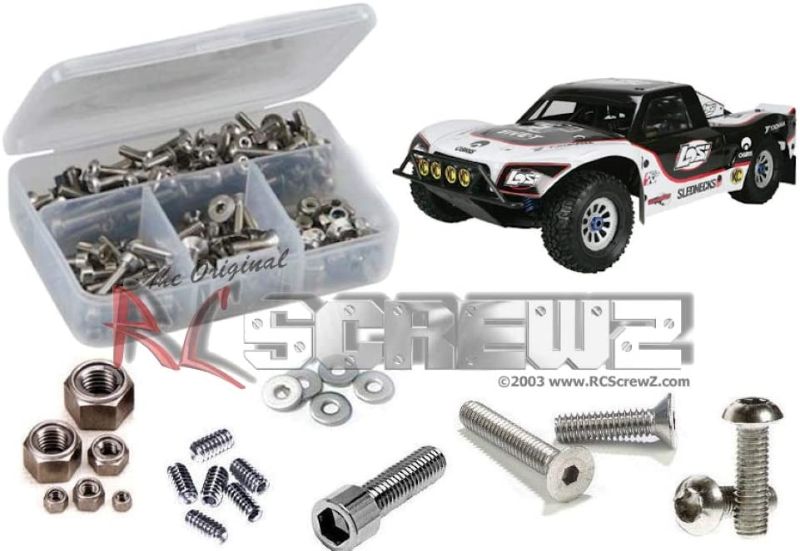 Photo 1 of RCScrewZ Losi 5ive-T 1/5th 4wd Stainless Steel Screw Kit - for Losi Kits LOSB0019/24 - los065
