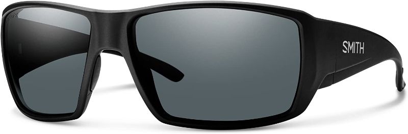 Photo 1 of Smith Guide's Choice Sunglasses Matte Black/ChromaPop Glass Polarized Gray
