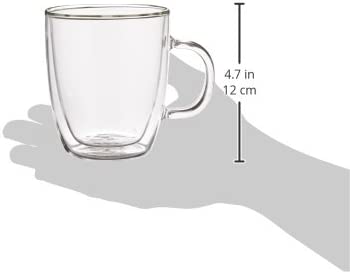 Photo 3 of Bodum Bistro Coffee Mug, 10 Ounce (2-Pack), Clear