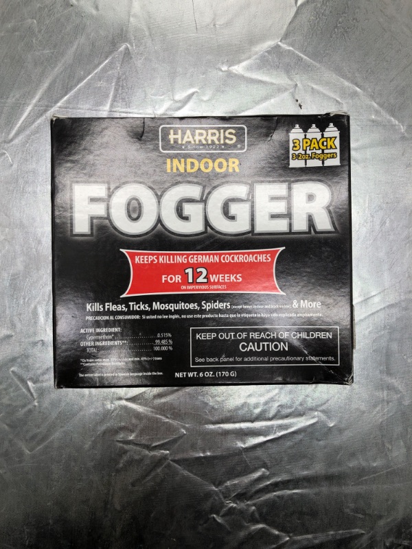 Photo 4 of Harris Cypermethrin 2oz Insect Fogger, 3 Pack
