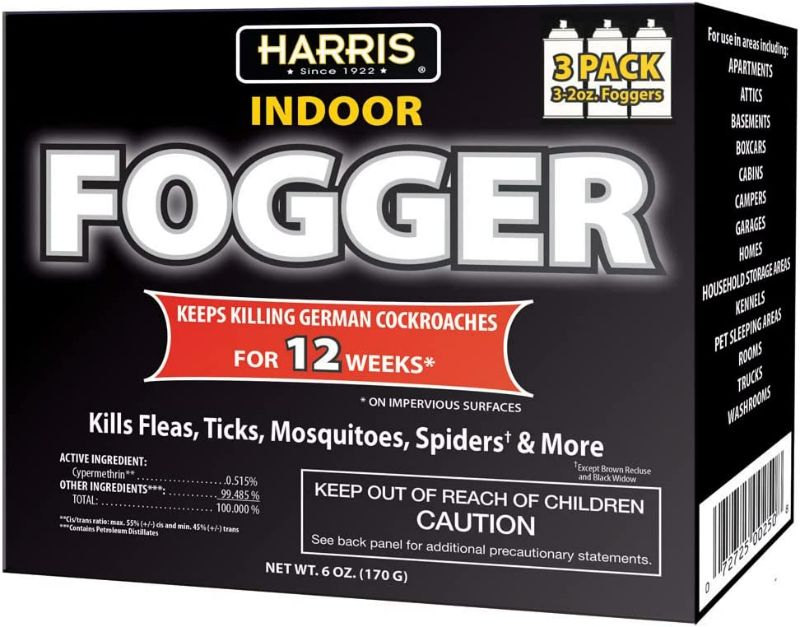 Photo 1 of Harris Cypermethrin 2oz Insect Fogger, 3 Pack
