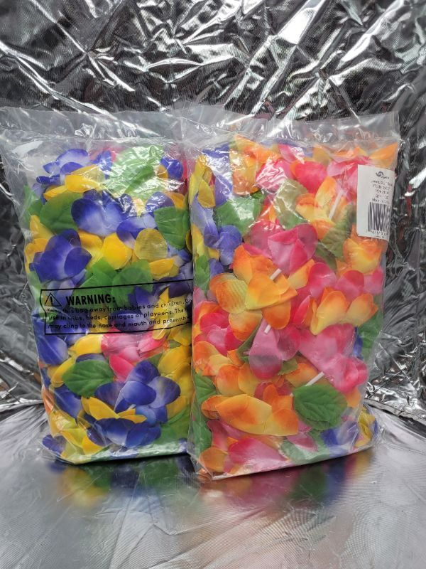 Photo 3 of (2 pack) Mahalo Floral Leis : Package of 12 by Oojami