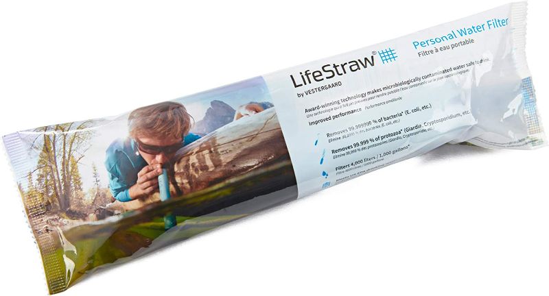 Photo 2 of LifeStraw Personal Water Filter for Hiking, Camping, Travel, and Emergency Preparedness