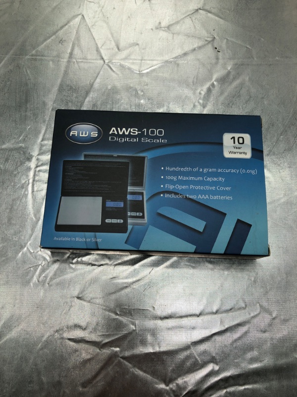 Photo 3 of AWS Series Digital Pocket Weight Scale 100g x 0.01g, (Black), AWS-100-Black