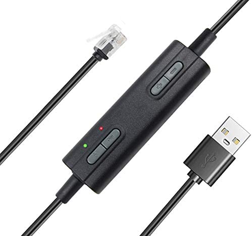 Photo 1 of VoiceJoy U10 RJ9 to USB Cable for Jabra pro900,pro920,pro925,pro930,pro935