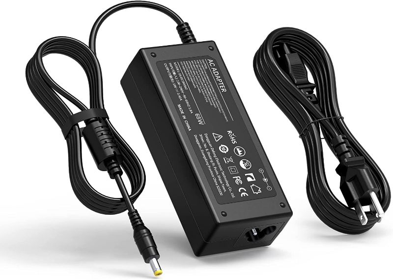 Photo 1 of 19V AC Adapter Power Cord Monitor for Acer LCD H236HL SA230 G276HL S230HL G246HL G206HQL S271HL S240HL G236HL S220HQL S202HL; Aspire E15 N15Q1 N16Q2 E5 E5-575 E5-521 R3 R3-471 Laptop Charger
