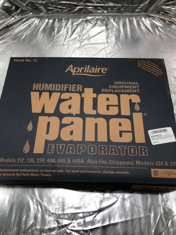 Photo 3 of Aprilaire 12 Water Panel Humidifier Filter Replacement for Aprilaire Whole House Humidifier Models 112, 224, 225, 440, 445, 445A, 448 (Pack of 2)