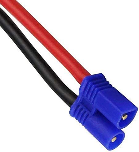 Photo 2 of YLP 3pcs EC2 EC3 EC5 Male Connector to 4.0mm Banana Male Plug Lipo Battery Balance Charging Cable 30cm Silicone Wire Charger Cable Adapter for RC Helicopter Vehicle